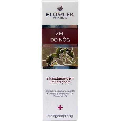 Flos-Lek Dr Stopa Żel do nóg z kasztanowcem i miłorzębem 50 ml.